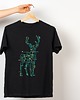 t-shirty męskie Koszulka  z nadrukiem Elektryczny jeleń