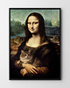 plakaty Plakat Mona Lisa z kotem