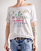 t-shirt damskie A to feler! Szary Oversize