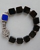 bransoletki srebrne -turmaliny i lapis-bransoletka-