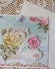 kartki scrapbooking Romantyczne róże