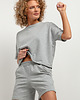 t-shirt damskie Bluza z krótkim rękawem T386, szara