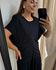 t-shirt damskie Bluzka Mindset mikromodal black