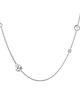 chokery Srebrny naszyjnik choker z cyrkoniami