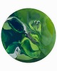 obrazy Okrągły obraz żywica Emerald Flow