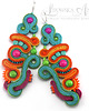 kolczyki soutache Kolczyki sutasz 564