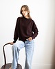swetry damskie  Sweter Simple czekoladowy