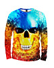 bluzy męskie Koszulka Longsleeve Męska DR.CROW Vampire Skull