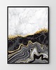 plakaty Plakat Dark Marble abstrakcja