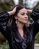 kolczyki soutache Ronja 8 biało-szare kolczyki z sutaszu, srebro.