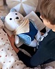 misie i maskotki Wyjątkowa przytulanka PODUSZKA MISIO MIŚ  minky HAFT imię dziecka