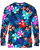 bluzy męskie Bluza Bez Kaptura Męska DR.CROW Colourful Flowers
