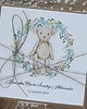 kartki scrapbooking Oryginalna kartka na chrzest z kopertą