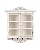 szafki Szafka Wisząca Witryna Wisząca z Siatką Antique White