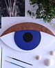 Ozdoby na ścianę Oko 3D Tuareg orzechowa powieka