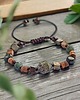 bransoletki z kamieni naturalnych Amulet - ZIEMIA - turkus afrykański, jaspis, piryt - vol.II.