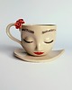 filiżanki Filiżanka ceramiczna Twarz
