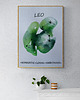 grafiki i ilustracje Znak zodiaku Lew - konstelacja, malowany obraz, plakat