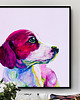 obrazy Pink Dog - dekoracja ścienna