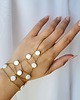 bransoletki z kamieni naturalnych Bransoletka z pierścionkiem Sexy Stones Woman - masa perłowa
