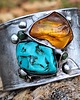 bransoletki wire wrapping Jesień nad morzem  -  bransoletka regulowana