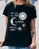 t-shirt damskie Koszulka damska organiczna Sun, moon, stars