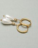kolczyki pozłacane Kolczyki pozłacane Pearls [white] perły vol. 24