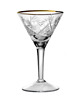 szklanki i kieliszki Kryształowe kieliszki do martini 6 sztuk SKYE GOLD