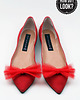 Boże Narodzenie - inne Ballerina's Bow - Red - klipsy do butów