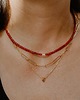 chokery Choker Red Coral