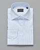 koszule męskie koszula męska 00218 dł. rękaw slim fit biały 176/182 38