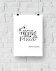 plakaty Plakat Najpierw trening, potem pizza