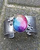 bransoletki wire wrapping Tęczowa  - bransoletka regulowana
