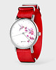 zegarki damskie Zegarek - Koliber, oznaczenia - czerwony, nato