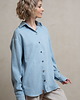 koszule damskie  Bawełniana koszula dżinsowa, LIGHT BLUE AMELIA