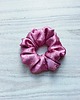 gumki do włosów Jedwabna frotka scrunchie herbaciany róż