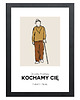 plakaty Plakat Dziadek, prezent na Dzień Dziadka, Line Art