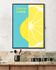 plakaty Cytryna - plakat fine art, giclee