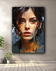 plakaty Portret kosmonautki - Plakat - Druk - Astronauta, Abstrakcja, Loft #1