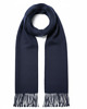 tuby i kominy Szalik Męski szal ciemny granat prezent w gładki w jodełkę  elegancki
