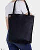 torby na ramię Shopper XL torba czarna na zamek