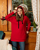 bluza z kapturem damska BLUZA EWELINA czerwona