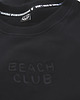 bluza bez kaptura damska Czarny Longsleeve Beach Club