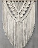 makramy Makrama Ścienna AMELIA 70 Smukła Elegancka Motyw Roślinny Kwiaty - 70x100 cm