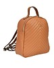 plecaki Damski plecak skórzany - rudy (5935)