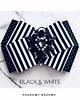 broszki Brosza Black & White  w paski NEW