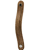 gałki do mebli Skórzany uchwyt meblowy COLORISO BROWN WOOD