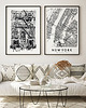 plakaty Zestaw plakatów - Nowy Jork NYC