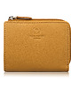 portfele damskie Portfel damski skórzany mały musztardowy w orientacji poziomej