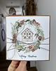 kartki świąteczne Stylowa ręcznie robiona kartka świąteczna Merry Christmas card